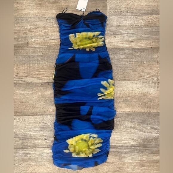 ZARA BLOGGER FAVE!!! Fitted Strapless Dress NWT - Picture 15 of 16